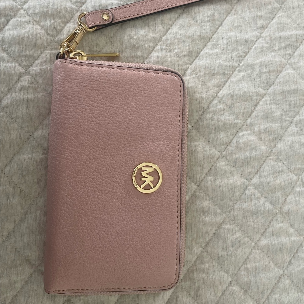Michael Kors Pink Wristlet Wallet